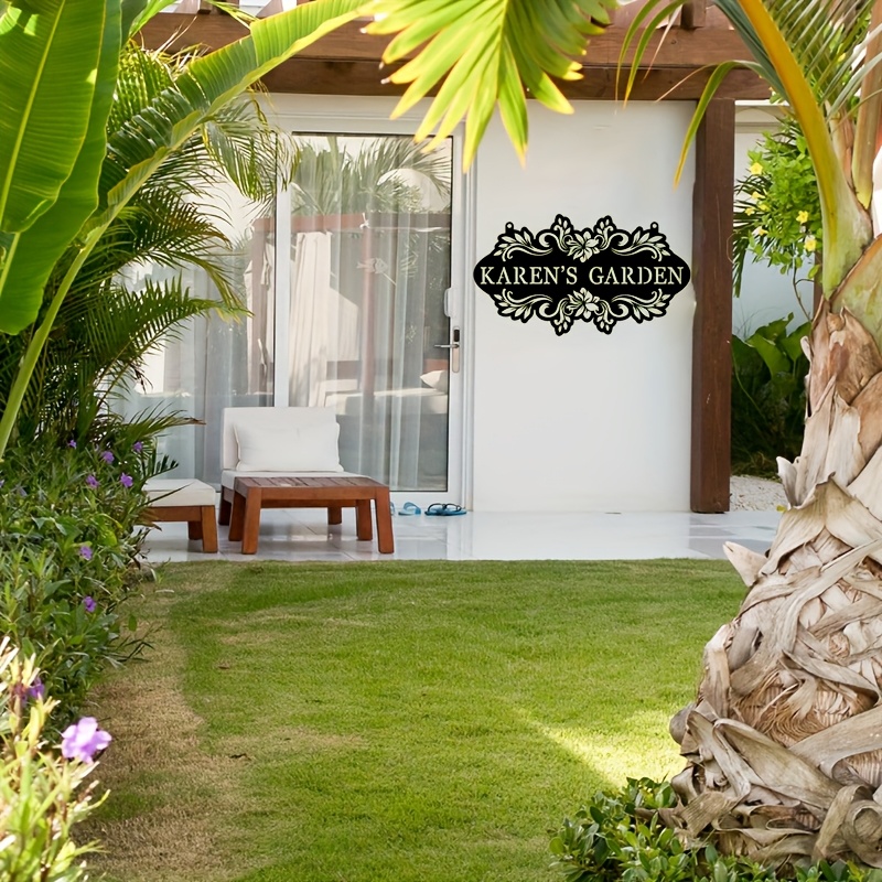 Custom Metal Art Sign with Nam - огляд і ціна Outdoor Furniture Metal