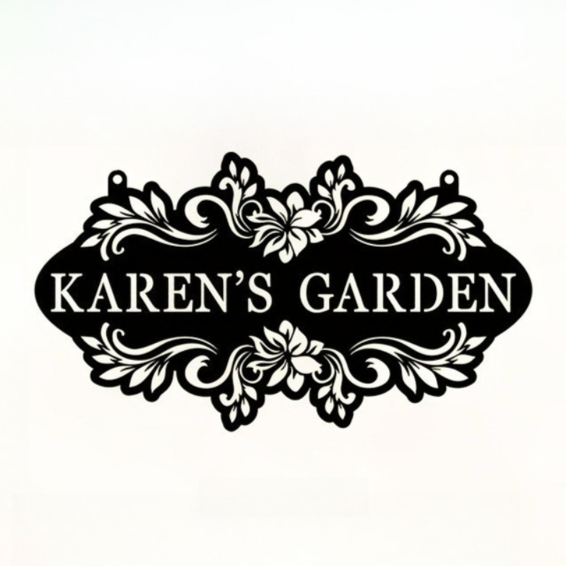 Custom Metal Art Sign with Nam - огляд і ціна Outdoor Furniture Metal