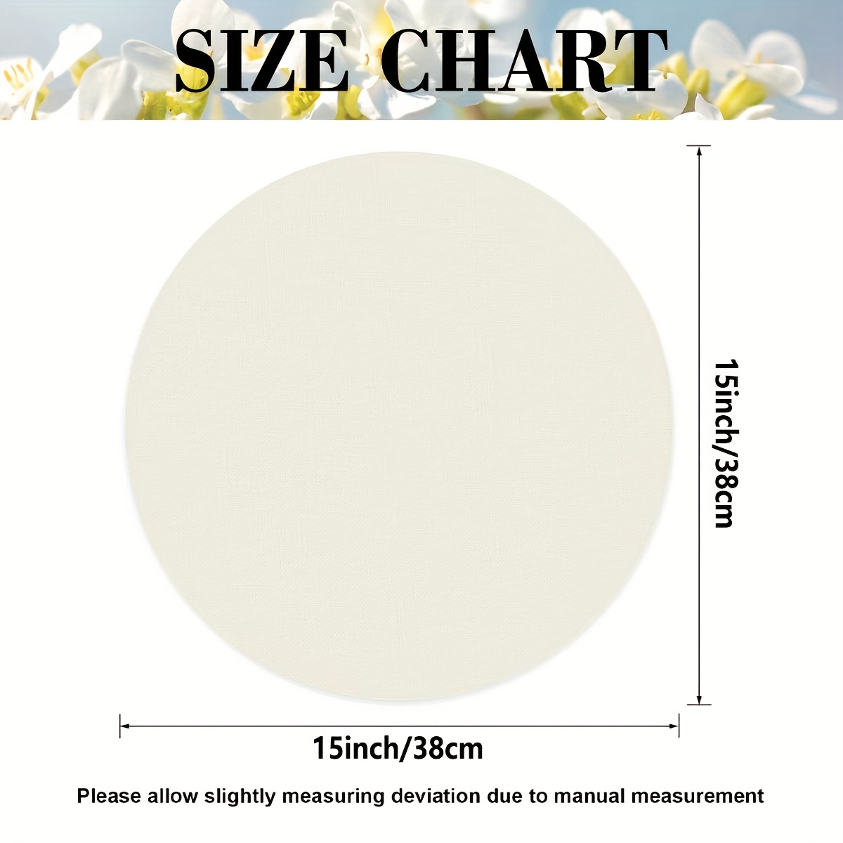 VIKAMA Round Placemat 4-Piece  - огляд і ціна Outdoor Furniture Wood